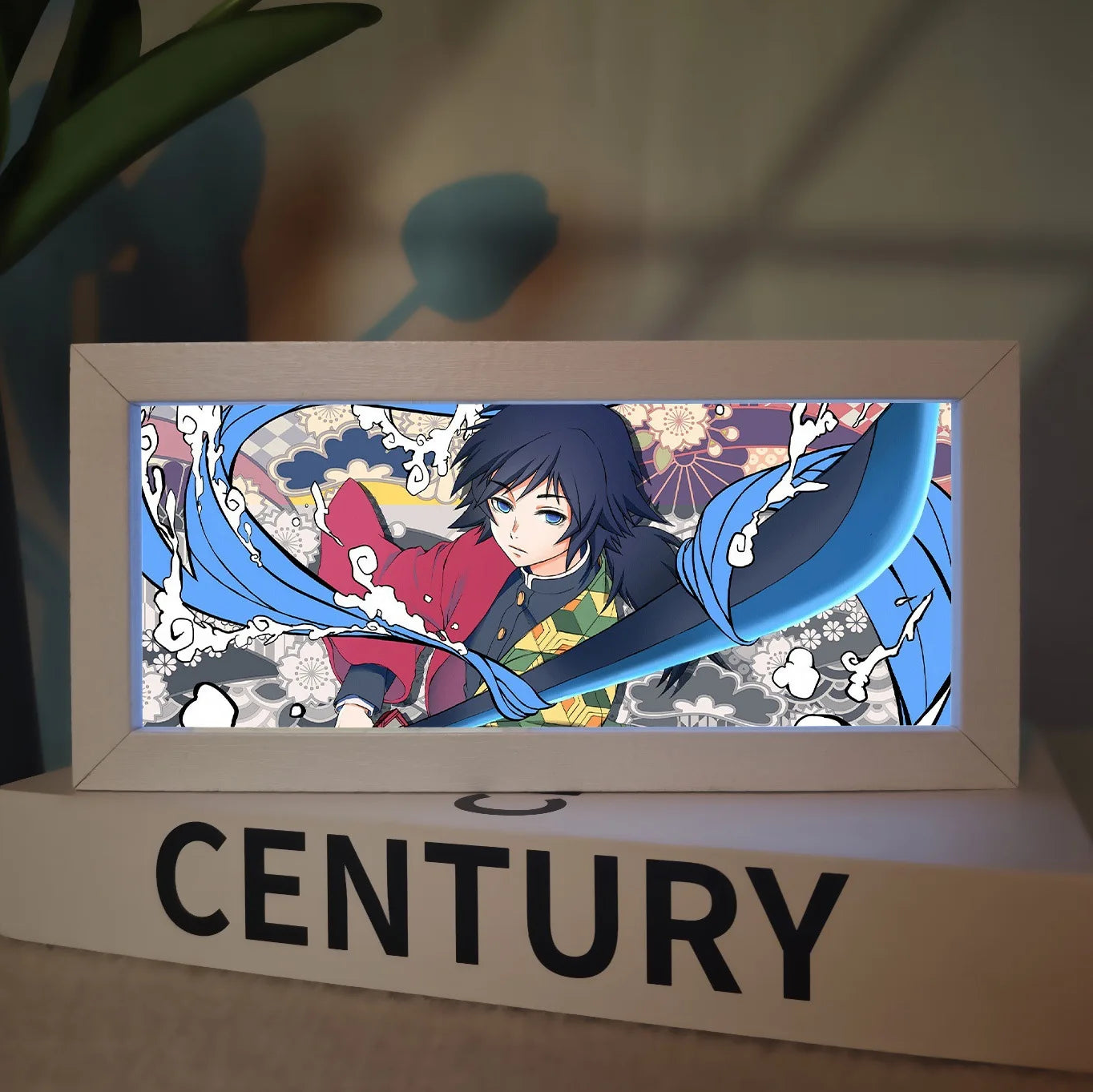 Lámpara LED 3D Demon Slayer – Caja de luz acrílica