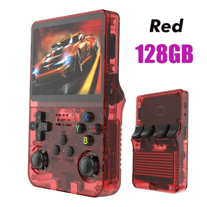 🎮 R36S Consola Retro Portátil 3.5” IPS | 64GB/128GB, 15000 Juegos, Linux ArkOS, PS1/GBA/NES