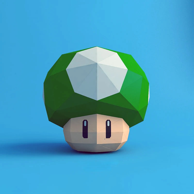 🍄 MINISO Disney Super Marioed Paper Model 3D