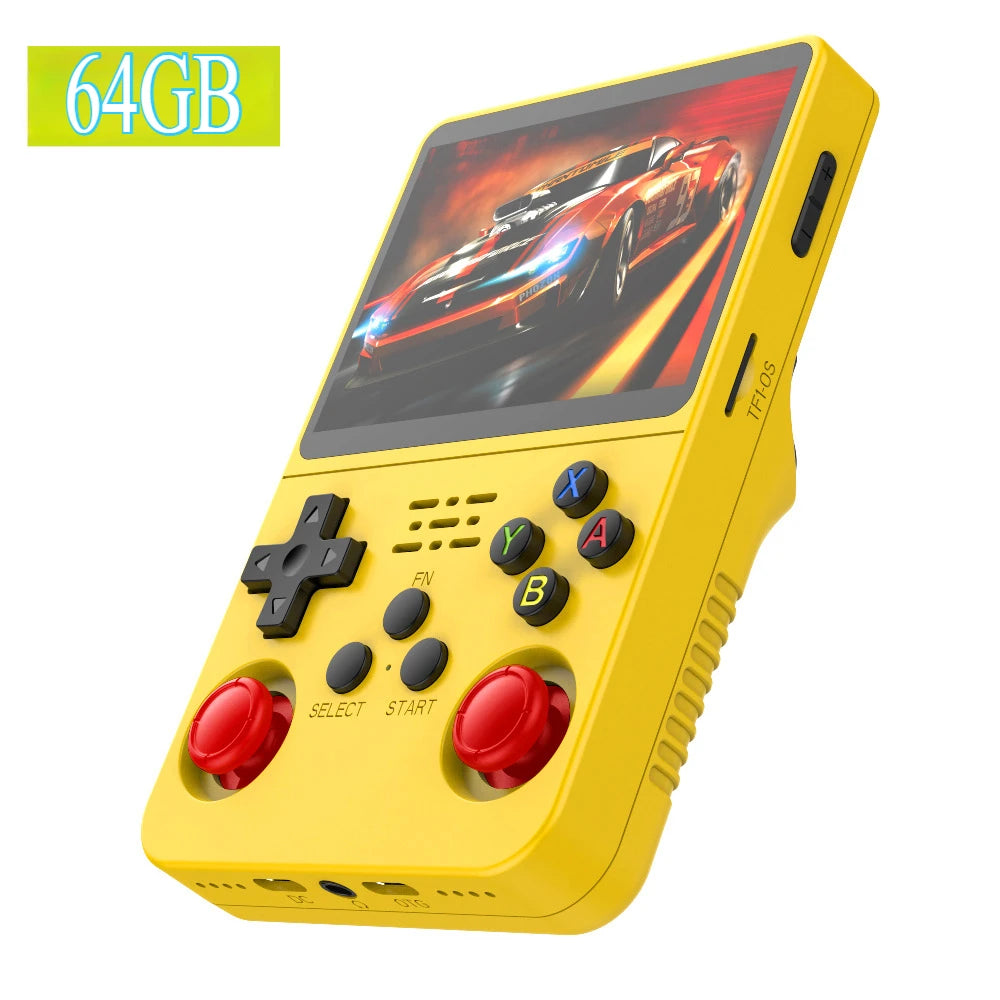 🎮 R36S Consola Retro Portátil 3.5” IPS | 64GB/128GB, 15000 Juegos, Linux ArkOS, PS1/GBA/NES