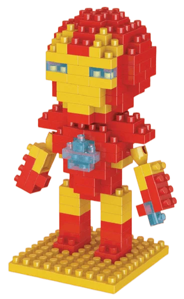 Revive la magia de tu héroe favorito con Figura de Bloques de Construcción