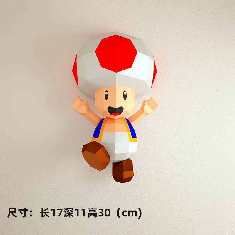 🍄 MINISO Disney Super Marioed Paper Model 3D