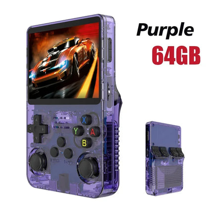 🎮 R36S Consola Retro Portátil 3.5” IPS | 64GB/128GB, 15000 Juegos, Linux ArkOS, PS1/GBA/NES