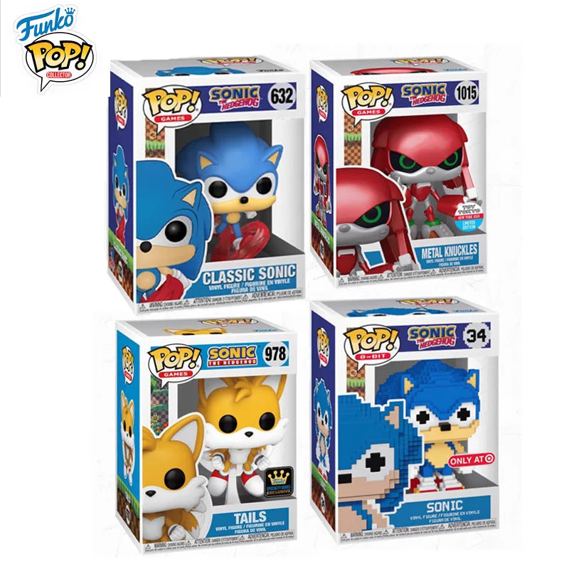 Funko POP Original Sonic 🦔 Classic Metal Knuckles & Tails