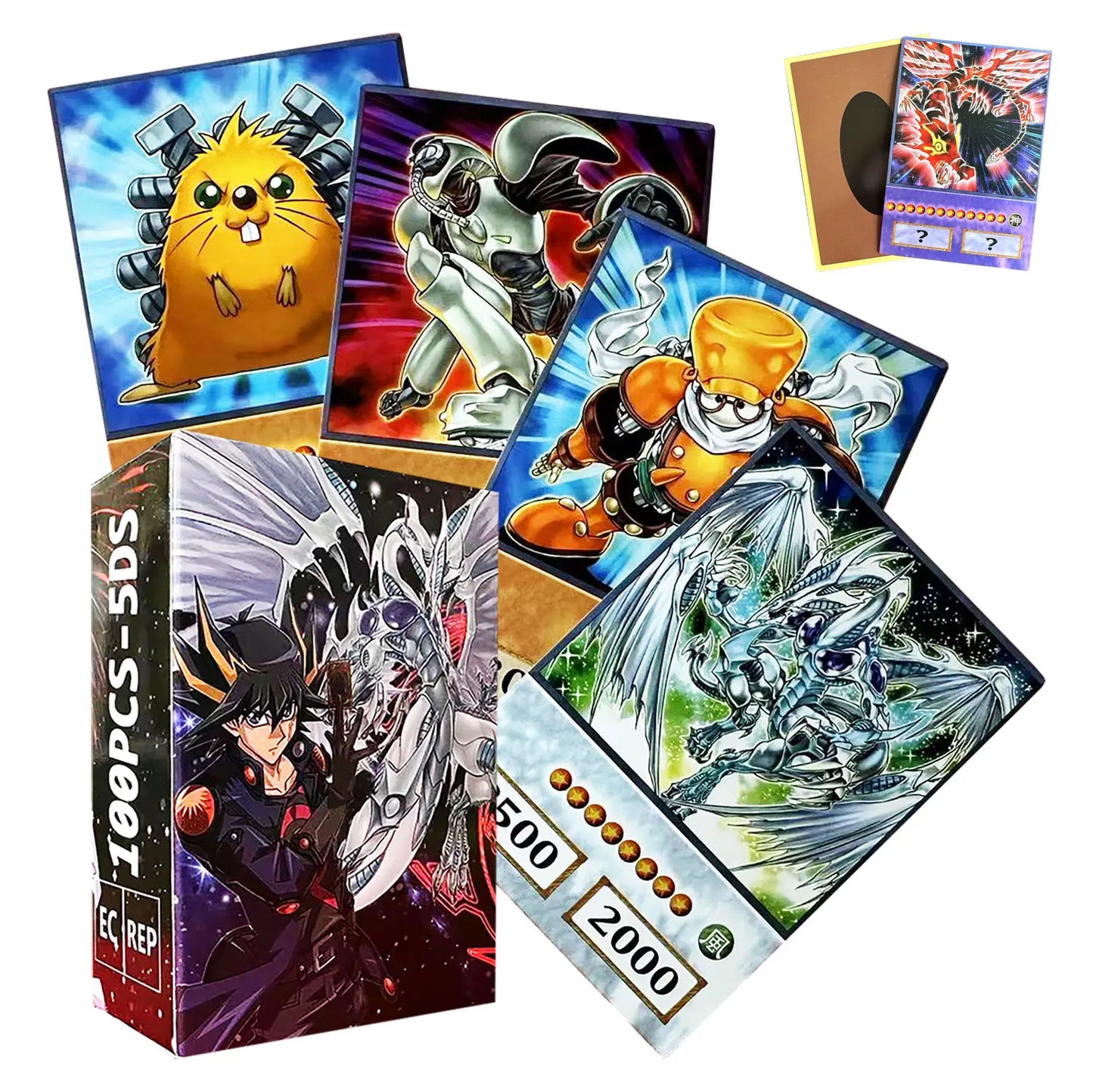 Set de Cartas Estilo Yu-Gi-Oh Anime