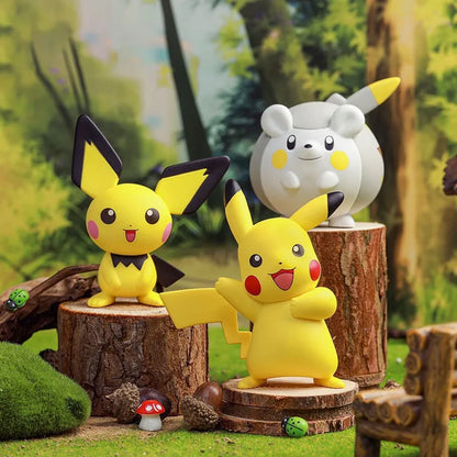 Figuras de Acción Pokémon - Pikachu, Raichu, Mimikyu y Togedemaru