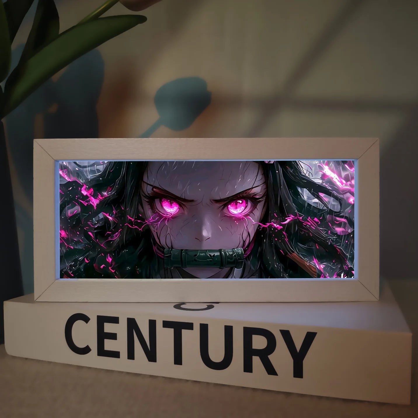 Lámpara LED 3D Demon Slayer – Caja de luz acrílica