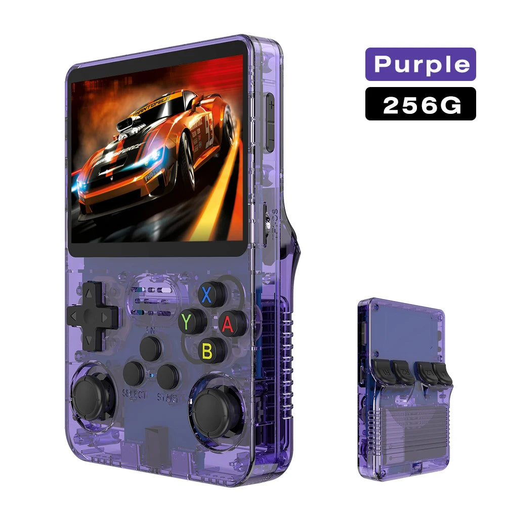 🎮 R36S Consola Retro Portátil 3.5” IPS | 64GB/128GB, 15000 Juegos, Linux ArkOS, PS1/GBA/NES