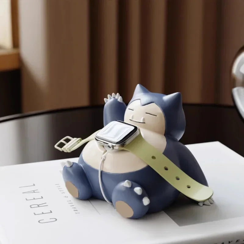 Soporte Cargador Apple Watch Pokémon Snorlax