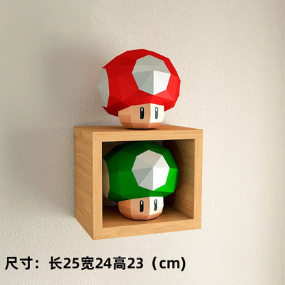 🍄 MINISO Disney Super Marioed Paper Model 3D