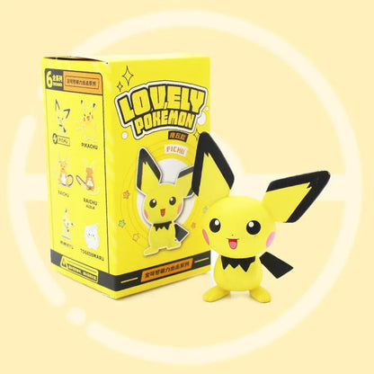 Figuras de Acción Pokémon - Pikachu, Raichu, Mimikyu y Togedemaru