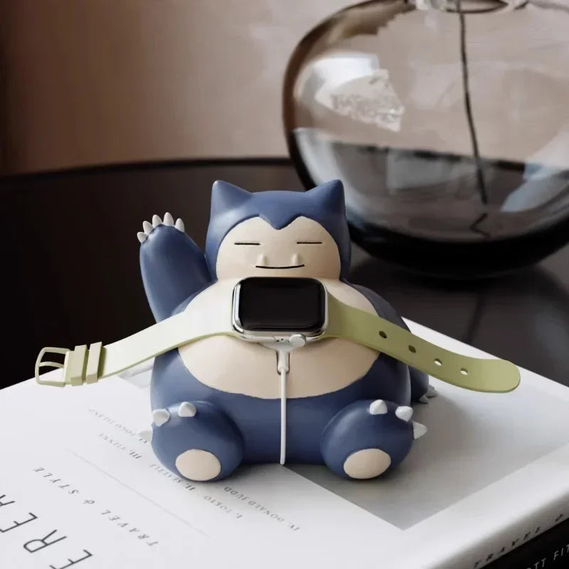 Soporte Cargador Apple Watch Pokémon Snorlax