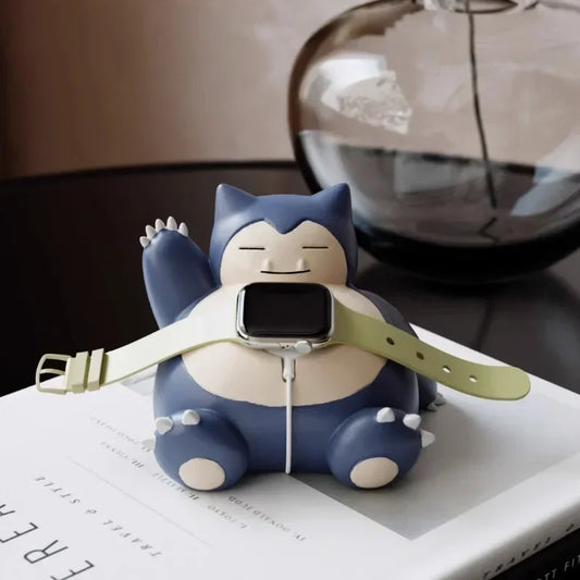 Soporte Cargador Apple Watch Pokémon Snorlax