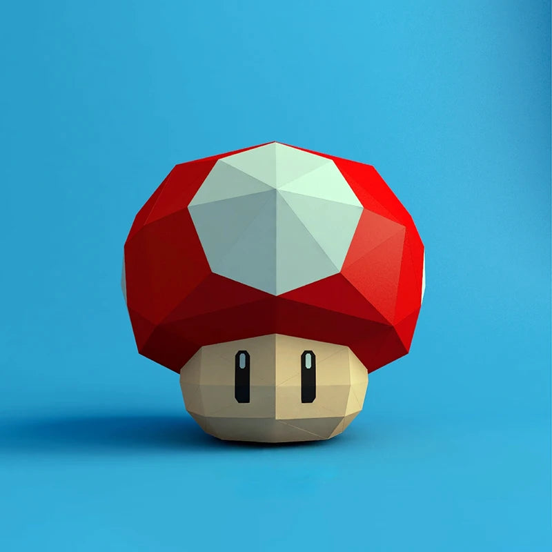 🍄 MINISO Disney Super Marioed Paper Model 3D