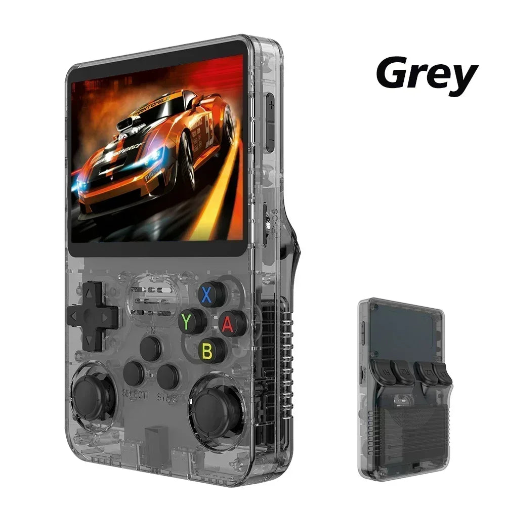 🎮 R36S Consola Retro Portátil 3.5” IPS | 64GB/128GB, 15000 Juegos, Linux ArkOS, PS1/GBA/NES