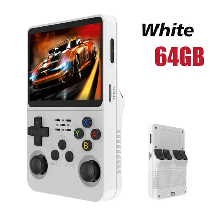 🎮 R36S Consola Retro Portátil 3.5” IPS | 64GB/128GB, 15000 Juegos, Linux ArkOS, PS1/GBA/NES