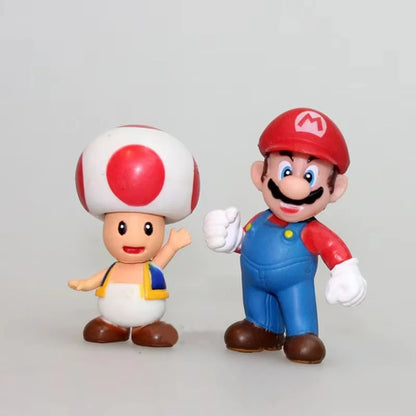 Set de 6 Figuras Super Mario Bros