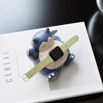 Soporte Cargador Apple Watch Pokémon Snorlax