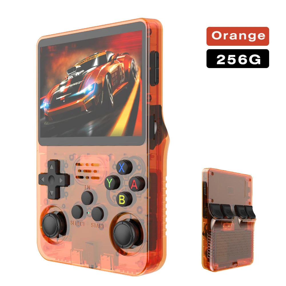 🎮 R36S Consola Retro Portátil 3.5” IPS | 64GB/128GB, 15000 Juegos, Linux ArkOS, PS1/GBA/NES