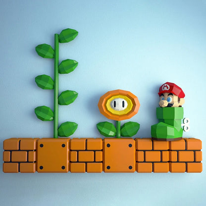 🍄 MINISO Disney Super Marioed Paper Model 3D