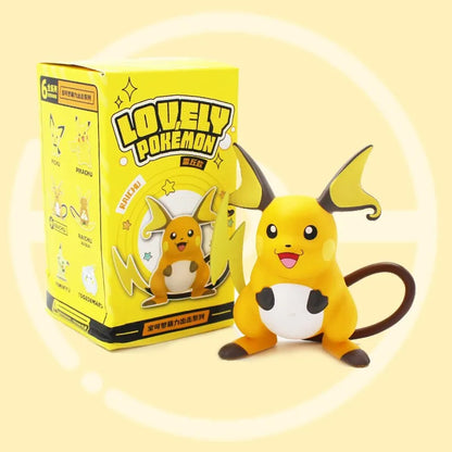 Figuras de Acción Pokémon - Pikachu, Raichu, Mimikyu y Togedemaru