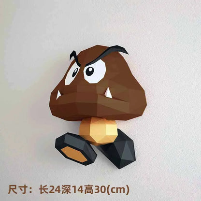 🍄 MINISO Disney Super Marioed Paper Model 3D